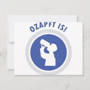 Carte ozapftis Oktoberfest icône bavaroise