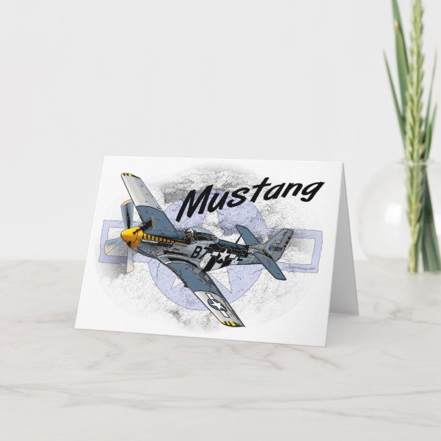 Carte P51 Mustang (Devant)