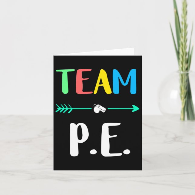 Carte P.e. Enseignant Scolaire Pe Enseignant Forte Ensei (Devant)