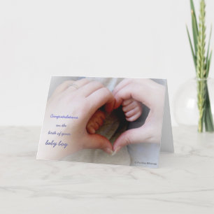 Carte © P Wherrell Baby mother baby hands heart