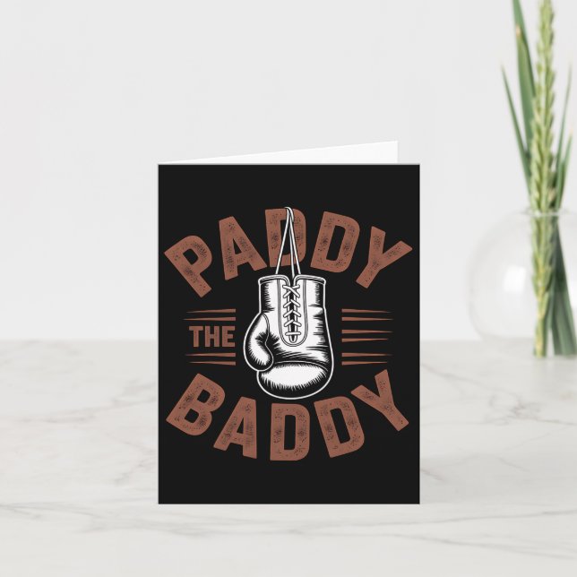 Carte Paddy Baddy Irish Boxing Fan Gift (Devant)