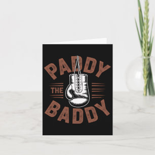 Carte Paddy Baddy Irish Boxing Fan Gift