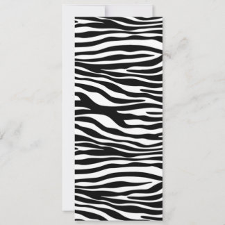 Carte padrão em zebra