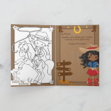 Page de coloriage des filles noires Joyeux anniver