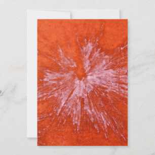 Carte Paintball blanc sur rouge