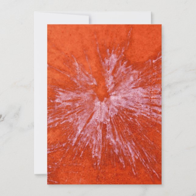 Carte Paintball blanc sur rouge (Devant)