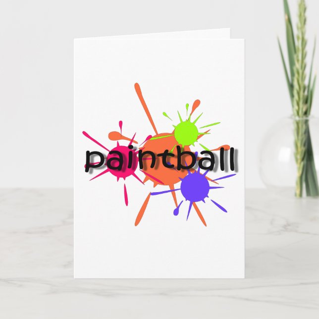 Carte Paintball frais (Devant)