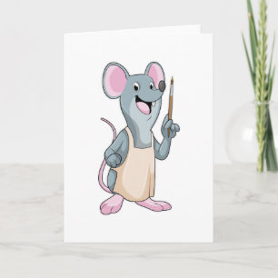 Carte Painter with Paint brush