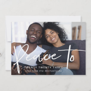 Carte Paix à vingt-trois photo du Nouvel An