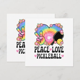 Carte Paix Amour Pickleball