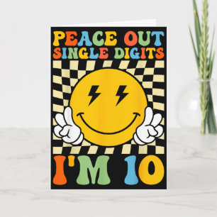 Carte Paix Chiffres Simples Im 10 Visage Souriant Fille