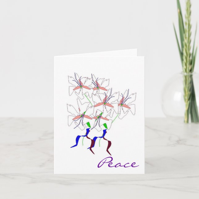 Carte "Paix" - Customisée (Devant)