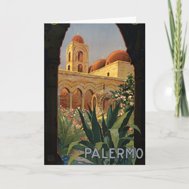 Carte Palerme (Devant)
