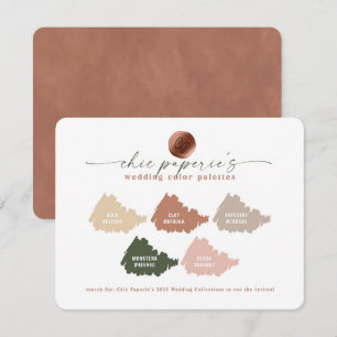 Carte Palette Clay & Blush Pink 2022 couleur Maria