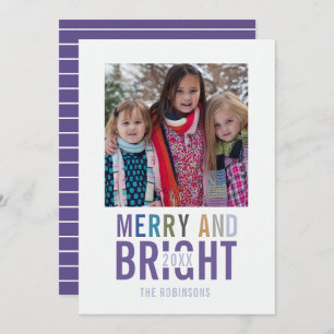 Carte Palette de Noël Ultra Violet Photo