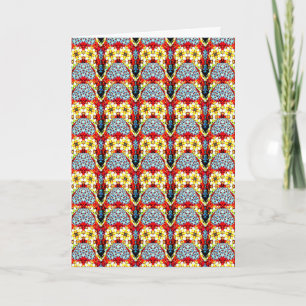 Carte palettes multicolores