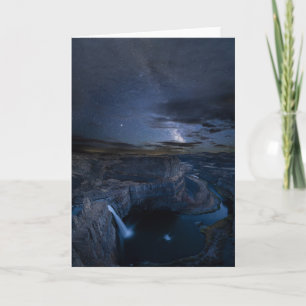 Carte Palouse Falls Park & Milky Way   État