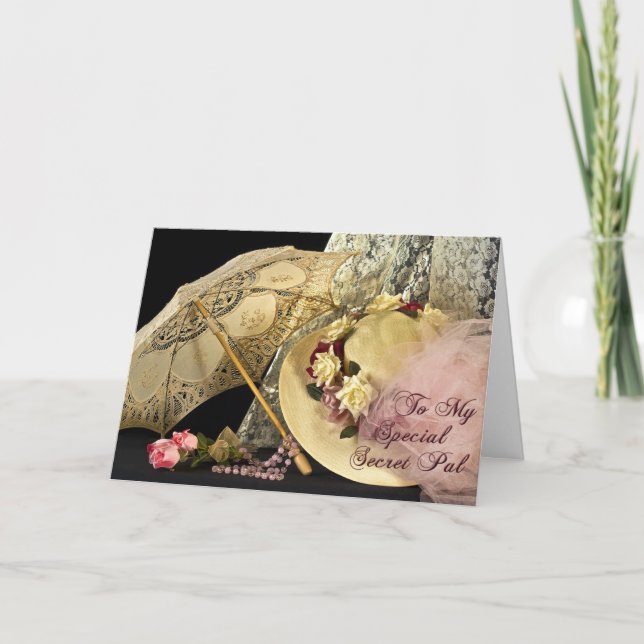 Carte Paluche Secrète Spéciale - Pensées pour Toi (Devant)