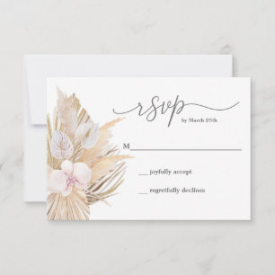 Carte Pampas Grass RSVP
