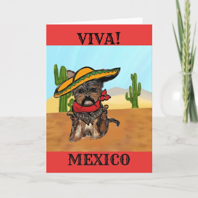 Carte Pancho Yorkie Poo (Devant)