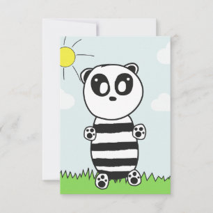 Carte Panda Enfants