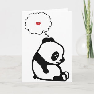 Carte Panda triste
