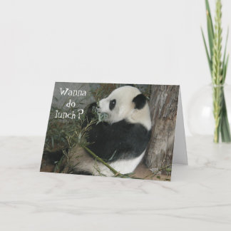 Carte Panda, tu veux déjeuner ?