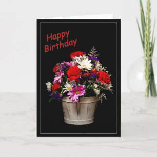 Carte Panier de fleurs