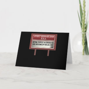 Carte Panneau d'affichage de l'église Signes Christian J