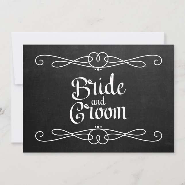 Carte Panneau de signalisation Mariage "Mariée et fille" (Devant)