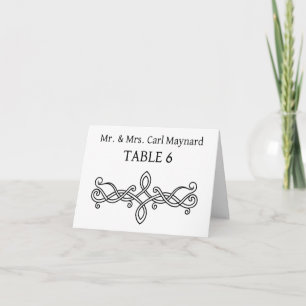 Carte Panneau de tableau mariage