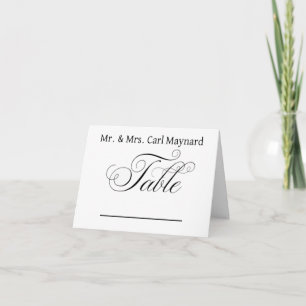Carte Panneau de tableau mariage