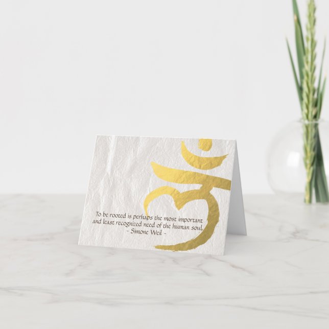 Carte Panneau Reiki Master Yoga Mediation Citation Racin (Devant)