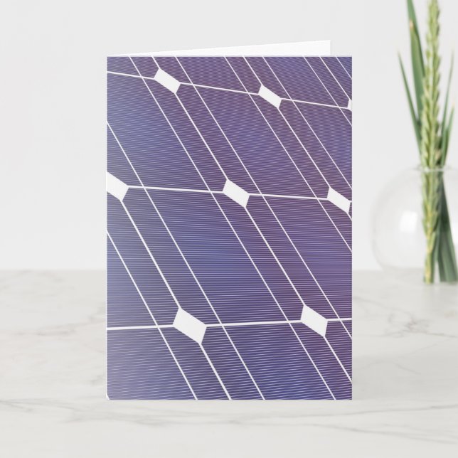 Carte Panneau solaire (Devant)