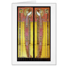 Carte : Panneaux brodés Margaret Macdonald