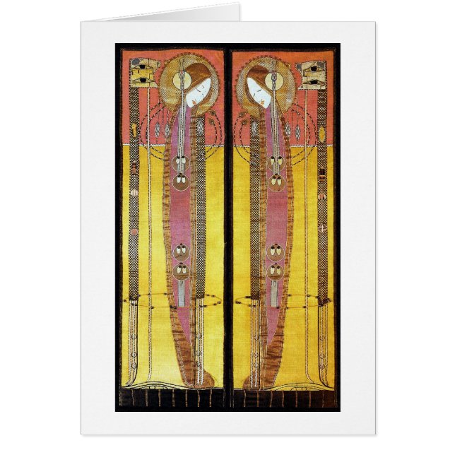 Carte : Panneaux brodés Margaret Macdonald (Devant)