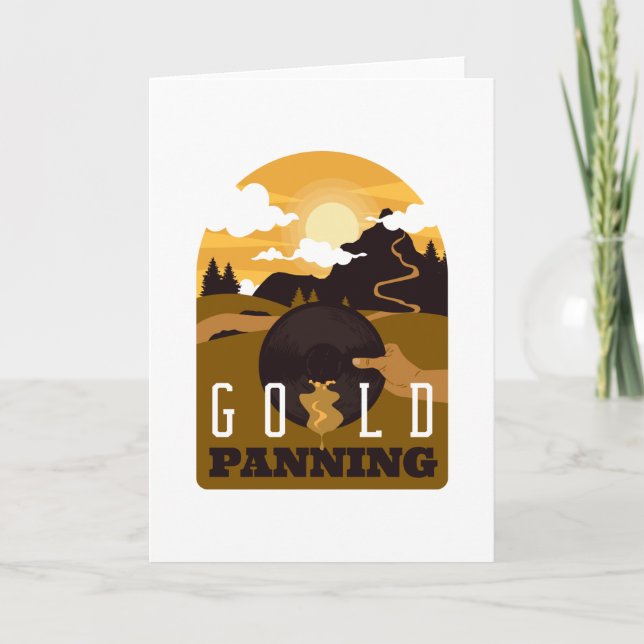Carte Panning en or (Devant)