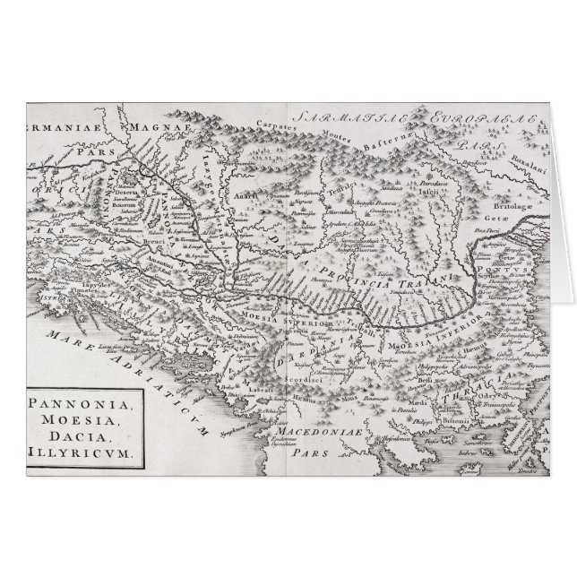 CARTE : PANNONIA (Devant horizontal)