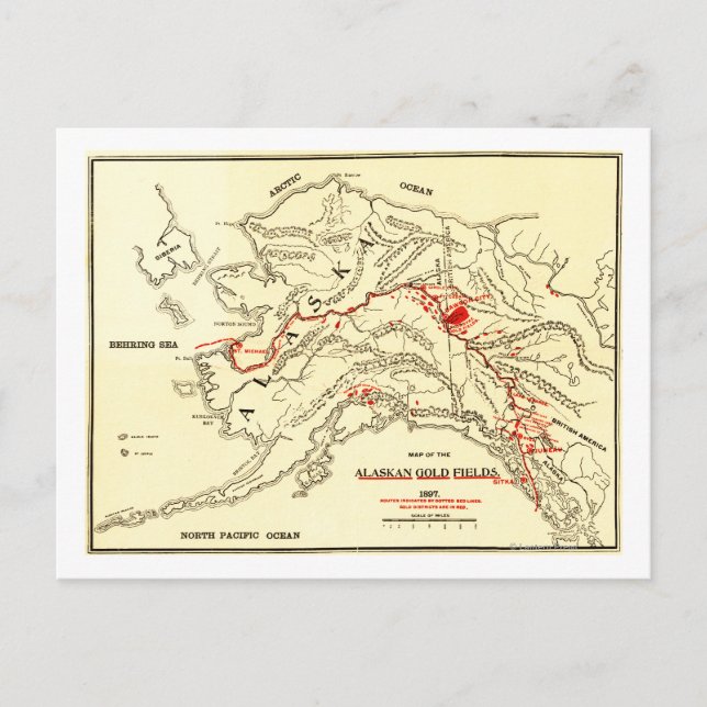 Carte panoramique Alaska (Devant)
