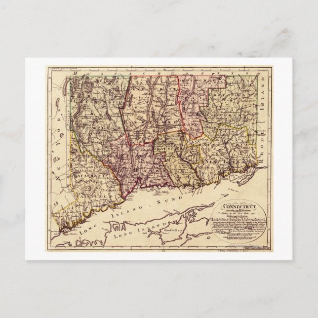 Carte panoramique ConnecticutConnecticut (Devant)