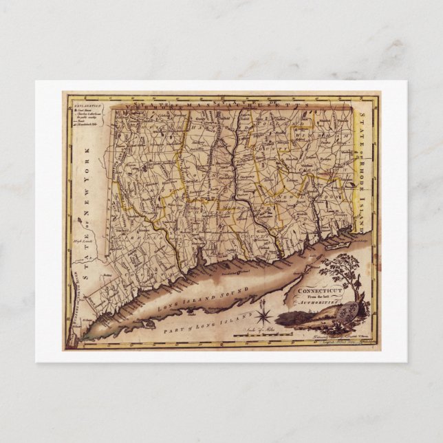 Carte panoramique ConnecticutConnecticut 2 (Devant)