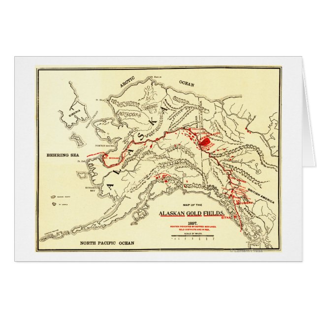 Carte panoramique de l'Alaska (Devant horizontal)