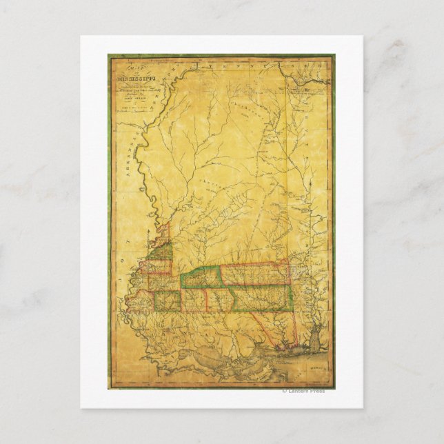 Carte panoramique du MississippiMississippi (Devant)