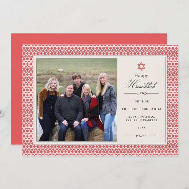 Carte panoramique Hanoukka (Devant / Derrière)