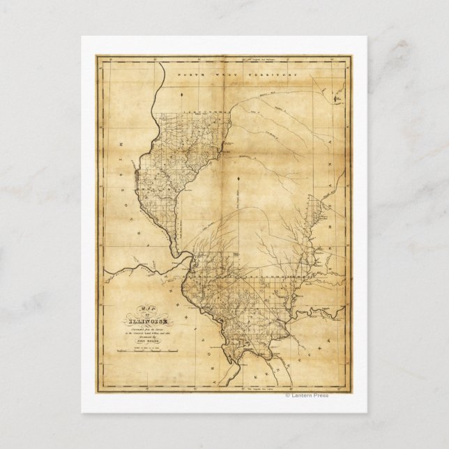 Carte panoramique IllinoisIllinois (Devant)