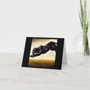 Carte Panthère noire (1 chat sauvage)