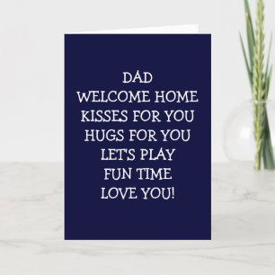 CARTE PAPA ACCUEILLE LES ENFANTS