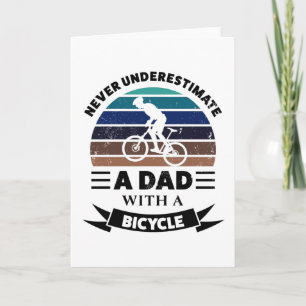 Carte Papa avec une Fête des pères de cadeaux amusant à