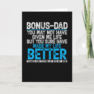 Carte Papa Bonus a rendu ma vie meilleure Cadeau