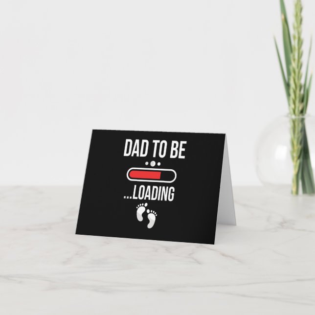 Carte Papa Chargera La Première Fois Papa (Devant)